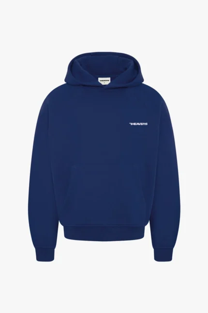 7heavens Navy Logo Hoodie
